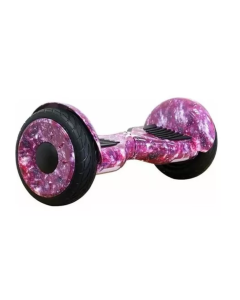 Hoverboard 10 Polegadas Roxo Galáxia Original Skate Elétrico Led Bluetooth e Bolsa Brinovar