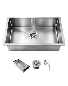 Cuba de Cozinha Gourmet 60x40 Com Acessórios Inox 304 Prata Brinovar