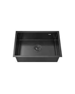 Cuba Cozinha Gourmet Nano Inox 304 Escovado 50x40 Preta