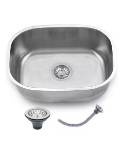 Cuba De Cozinha Gourmet 43x37cm Inox Completa Com Acessórios Brinovar