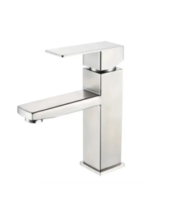 Torneira Misturador Monocomando Banheiro Lavabo Inox 304 Prata Brinovar
