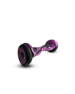 Hoverboard Skate Elétrico 10 polegadas Led Bluetooth Roxo Galáxia Brinovar Outlet 