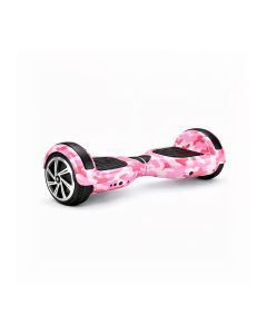 Hoverboard Skate Eletrico 6.5 Led Bluetooth Rosa Camuflado Outlet