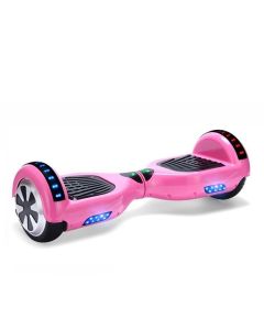 Hoverboard Skate Elétrico 6.5 Led Bluetooth Rosa
