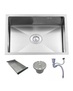 Cuba Quadrada Gourmet Inox 304 50x40 Prata Outlet