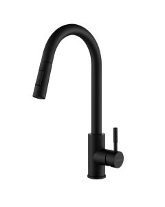 Torneira Flexível Gourmet De Cozinha Inox 304 Preta Brinovar